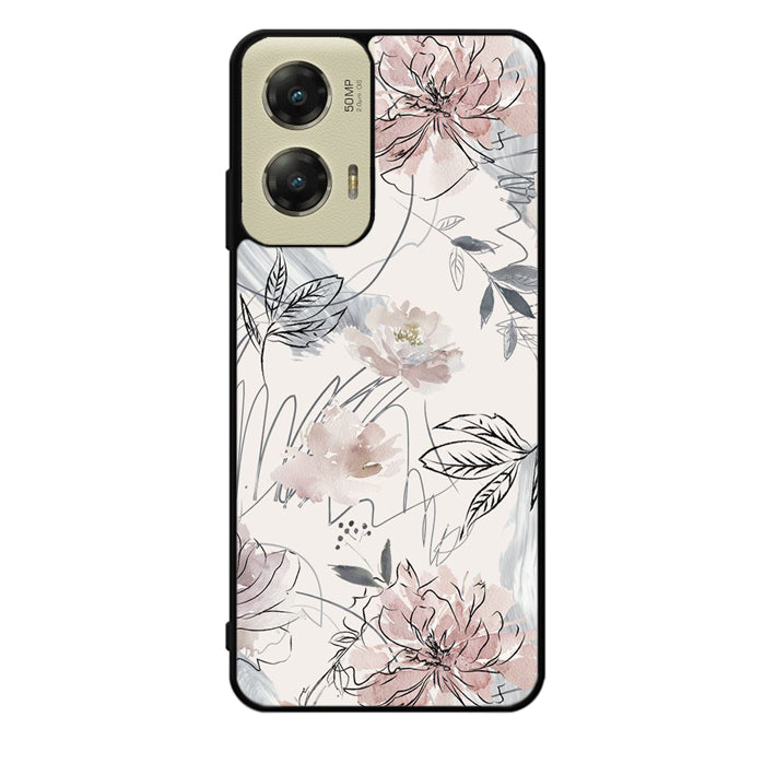 Aesthetic Floral Flower Motorola Moto G Stylus 5G 2024 Case OV11137