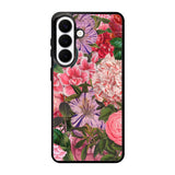 Floral Flower Pattern Samsung Galaxy S26 Case OV10566