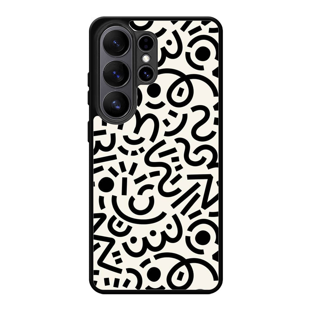 Abstract Doodle Samsung Galaxy S26 Ultra Case OV10626