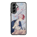 anime boy with cat Samsung Galaxy A57 Case OV0097