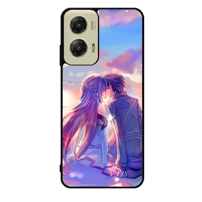 Anime Asuna Yuuki Kirito Sinon SAO Motorola Moto G Stylus 5G 2024 Case OV0123