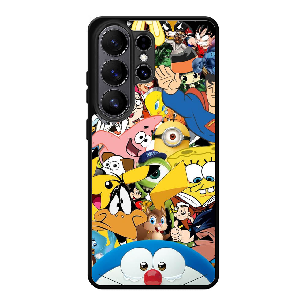 Cartoon All Character Samsung Galaxy S26 Ultra Case OV0346