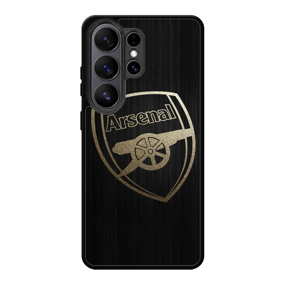 Arsenal Logo Gold 1st Samsung Galaxy S26 Ultra Case