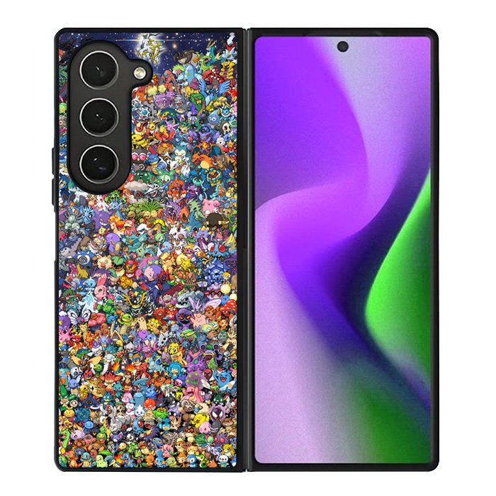 All Pokemon Character Samsung Galaxy Z Fold 6 5G 2024 Case OV0411