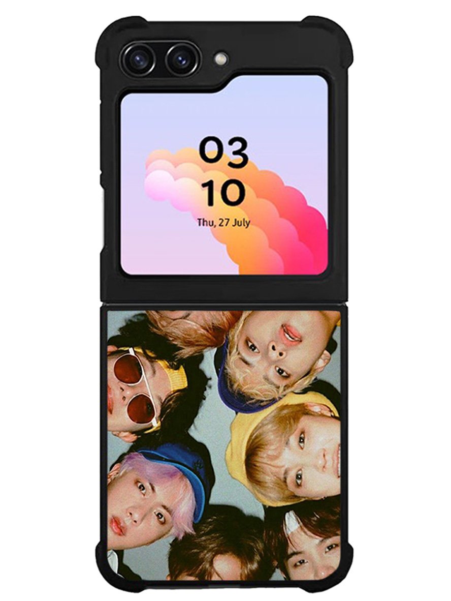 Bts Group Photo Aesthetic Samsung Galaxy Z Flip 5 5G 2023 Case OV0414