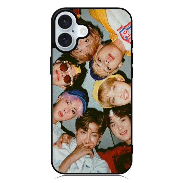 Bts Group Photo Aesthetic iPhone 16 Case QC0414