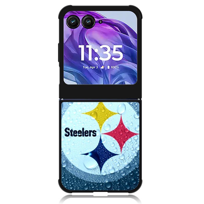 Steelers Logo Water Motorola Moto Razr Plus 2024 , Moto Razr+ 2024 Case OV2375
