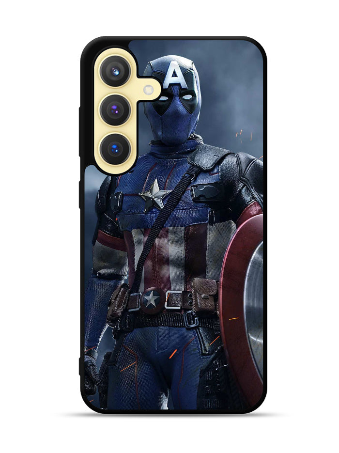 Deadpoll Captain America Samsung Galaxy S24 FE 5G Case OV4615
