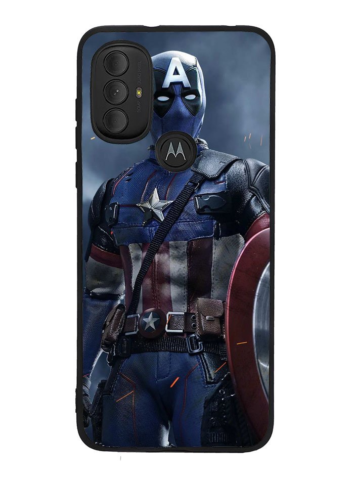 Deadpoll Captain America Motorola Moto G Pure 2021 , Moto G Power 2022 Case OV4615
