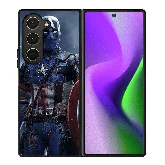Deadpoll Captain America Samsung Galaxy Z Fold 6 5G 2024 Case OV4615