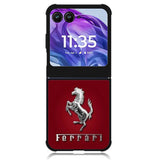 Ferrari Logo 3rd Motorola Moto Razr Plus 2024 , Moto Razr+ 2024 Case
