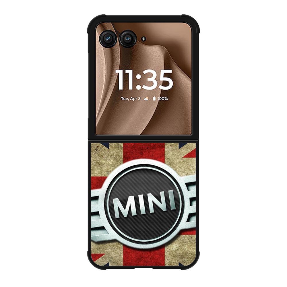 Mini Cooper Logo American Flag Motorola Moto RAZR Plus 2025 Case OV0442
