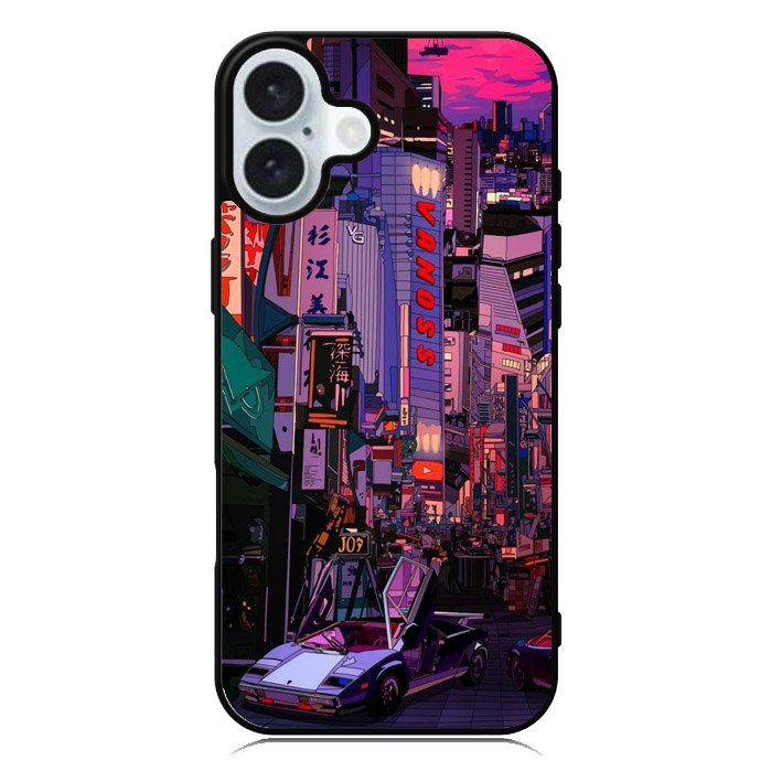 Japan Retro iPhone 16 Plus Case QC5268
