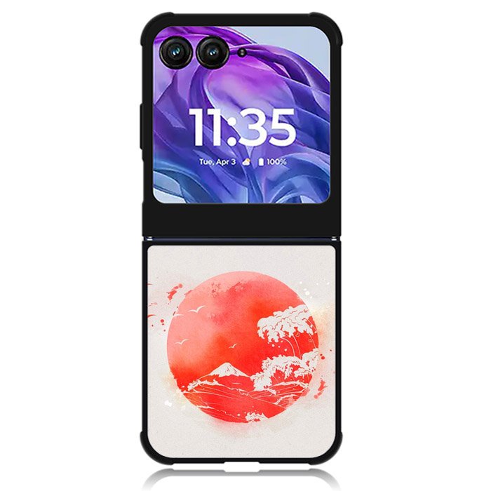 Japan Flag Motorola Moto Razr Plus 2024 , Moto Razr+ 2024 Case OV5270