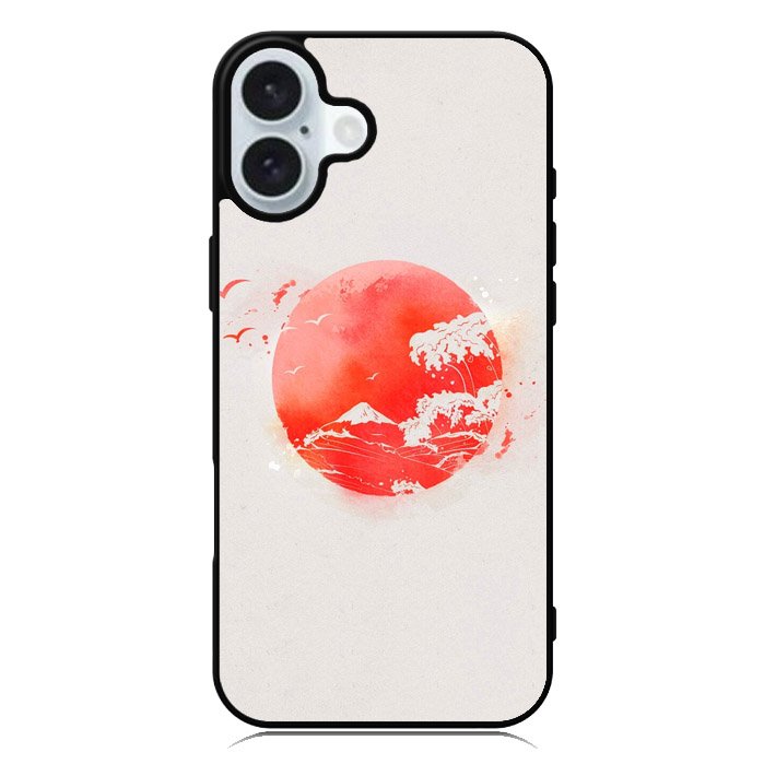 Japan Flag iPhone 16 Plus Case QC5270