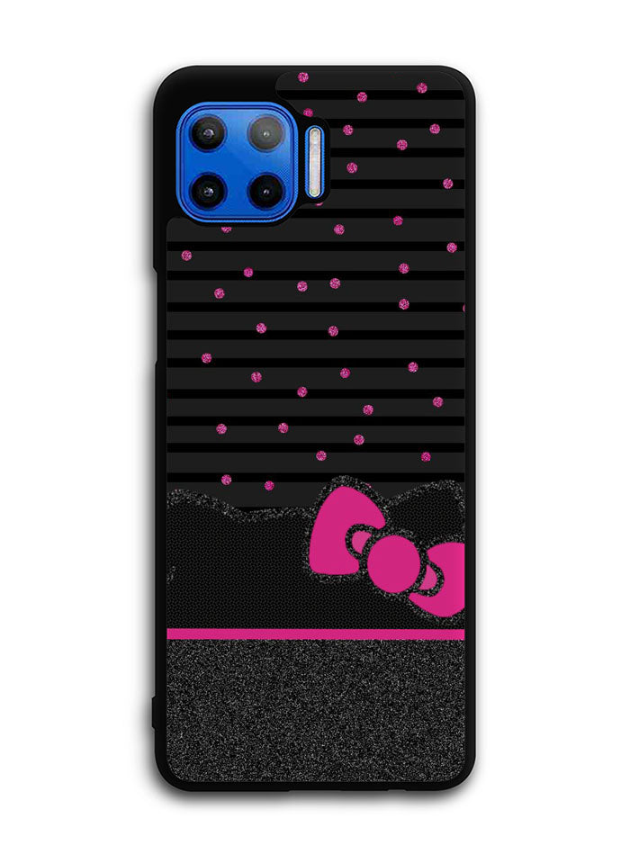 Hello Kitty Pigtail Motorola Moto One 5G Case , Moto One 5G UW Case , Moto G 5G Plus Case