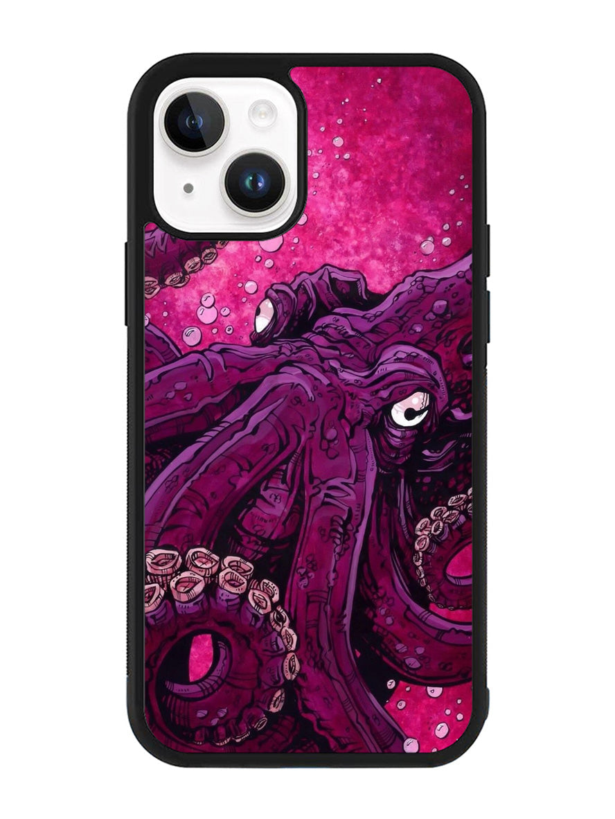 Purple Octopus iPhone 15 Plus Case OV0452