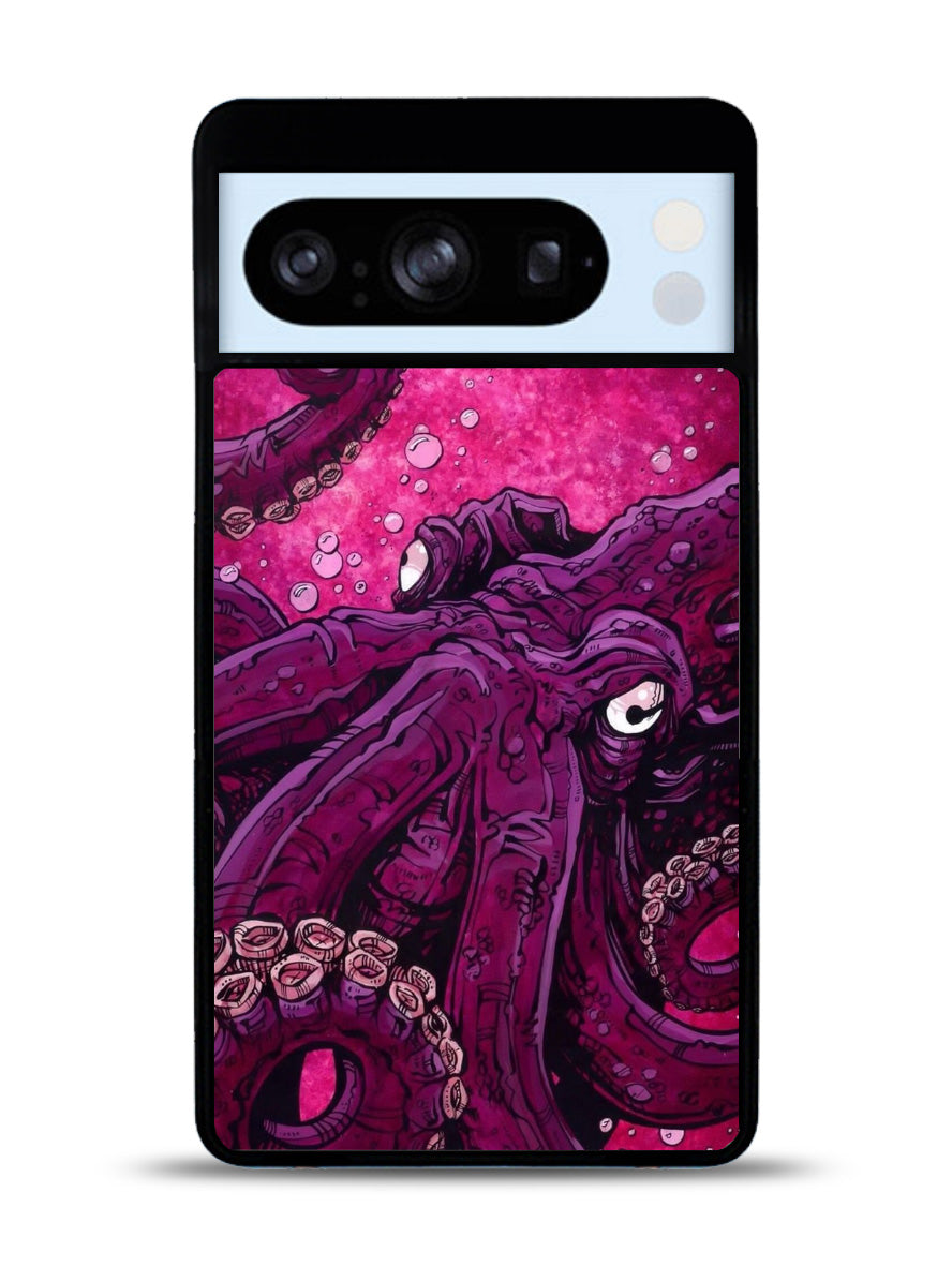 Purple Octopus Google Pixel 8 Pro Case QC0452