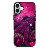Purple Octopus iPhone 16 Plus Case QC0452