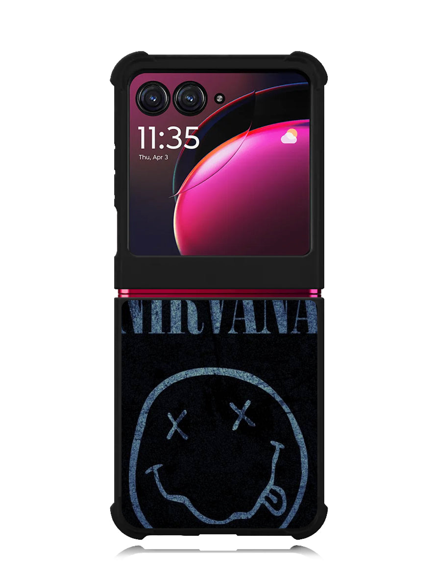 Nirvan Smiley Face Motorola Moto Razr Plus 2023 , Moto Razr+ 2023 Case OV0455