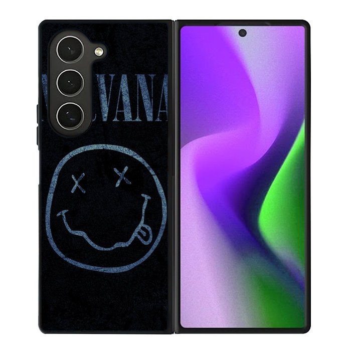 Nirvan Smiley Face Samsung Galaxy Z Fold 6 5G 2024 Case OV0455