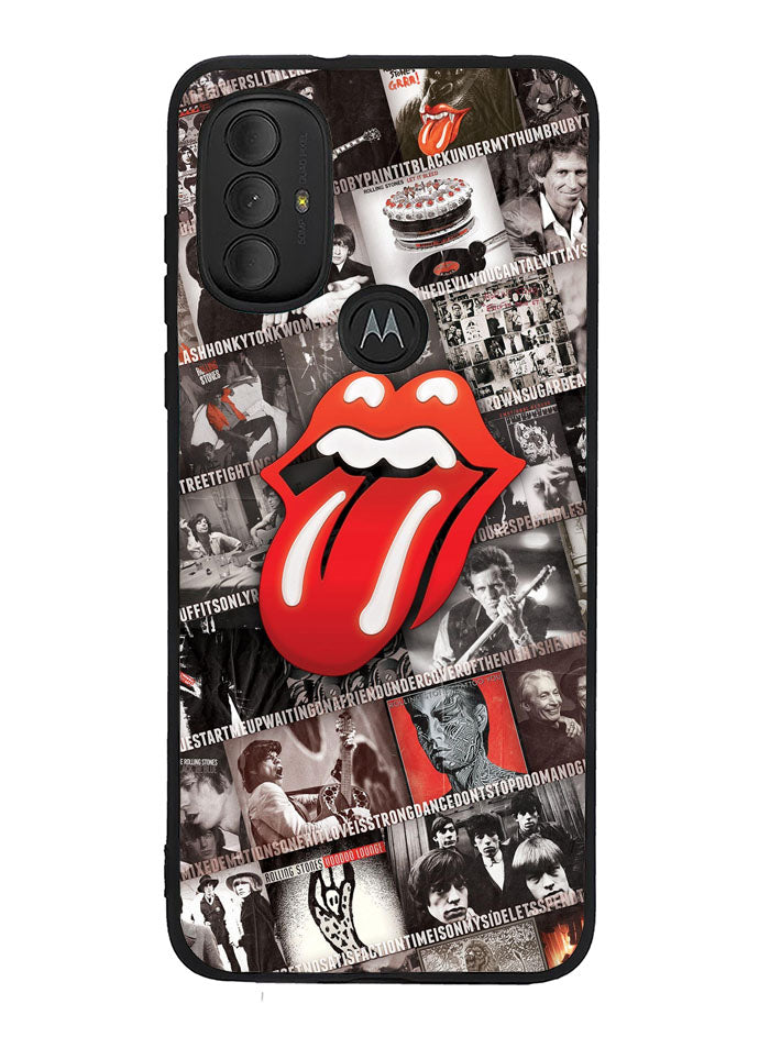 Rolling Stones Collage Motorola Moto G Pure 2021 , Moto G Power 2022 Case