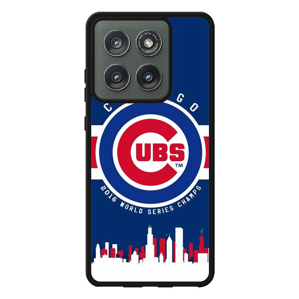 Chicago Cubs 2016 World Series Cahmps Motorola Moto Edge 2025 Case QC4447