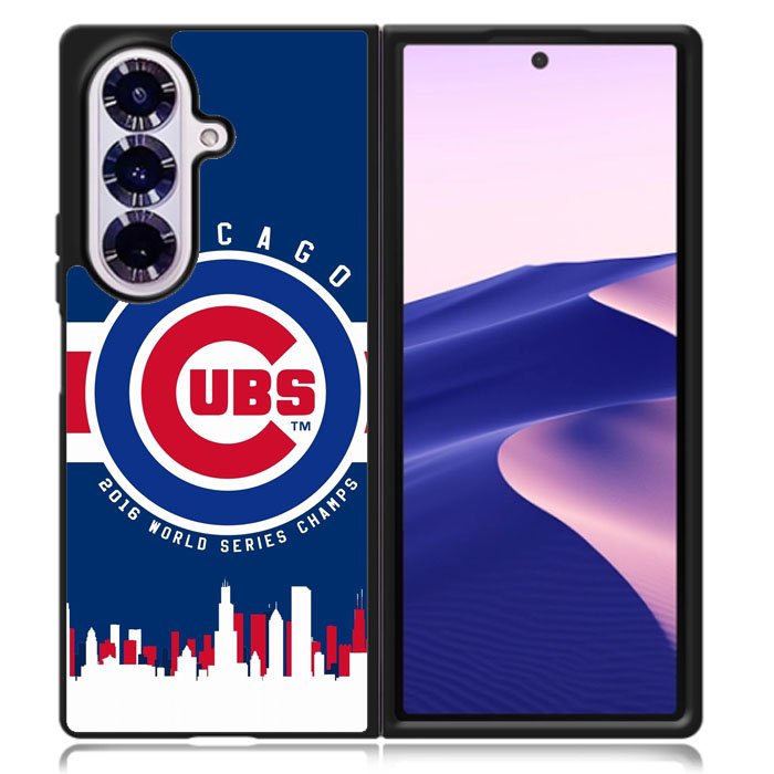 Chicago Cubs 2016 World Series Cahmps Samsung Galaxy Z Fold 7 Case OV4447