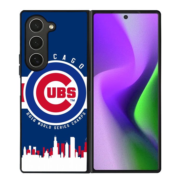 Chicago Cubs 2016 World Series Cahmps Samsung Galaxy Z Fold 6 5G 2024 Case OV4447