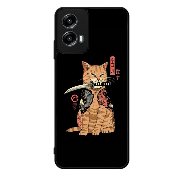 Samurai Cat Motorola Moto G Play 2024 Case OV11022
