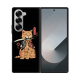 Samurai Cat Samsung Galaxy Z Fold 7 5G Case QC11022