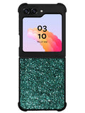 Glitter Green Samsung Galaxy Z Flip 5 5G 2023 Case OV11098
