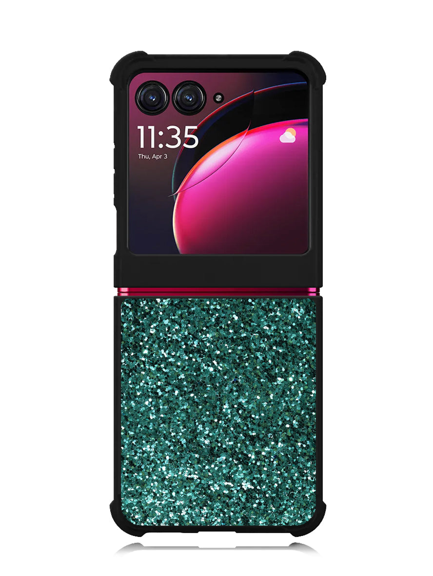 Glitter Green Motorola Moto Razr Plus 2023 , Moto Razr+ 2023 Case OV11098