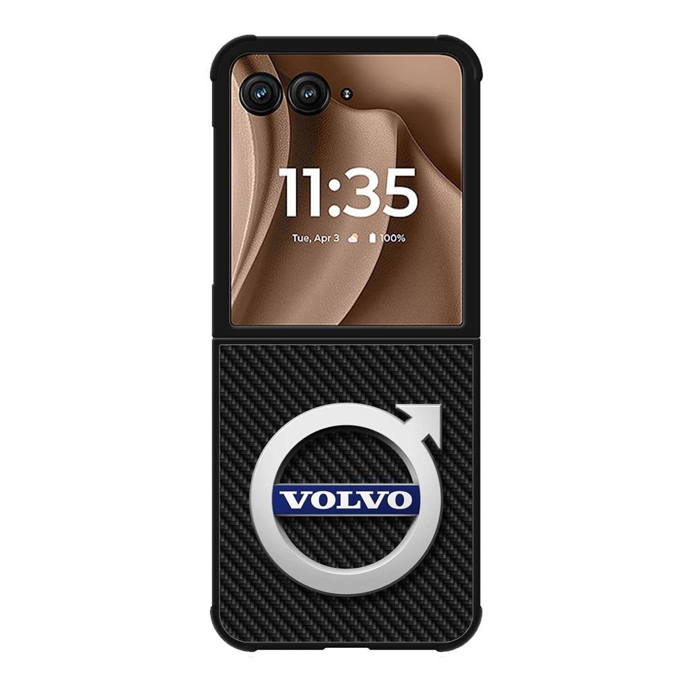 Volvo Logo Carbon Motorola Moto RAZR Plus 2025 Case OV10760