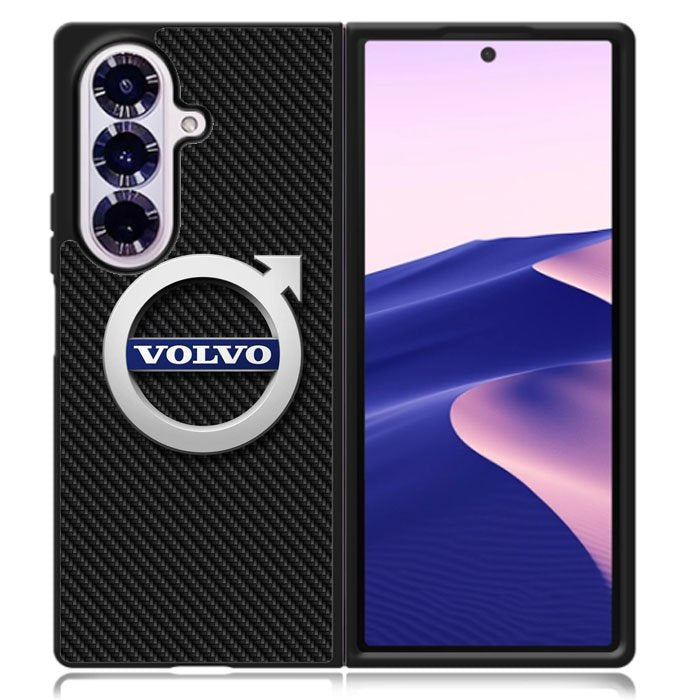 Volvo Logo Carbon Samsung Galaxy Z Fold 7 Case OV10760