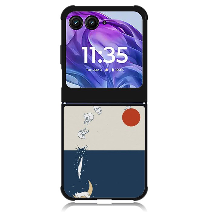 Cat Motorola Moto Razr Plus 2024 , Moto Razr+ 2024 Case OV10676