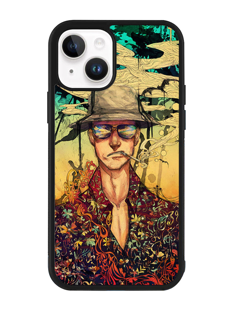 Man With Cigarette iPhone 14 Case QC10483