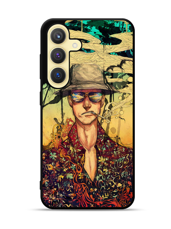Man With Cigarette Samsung Galaxy S24 FE 5G Case OV10483