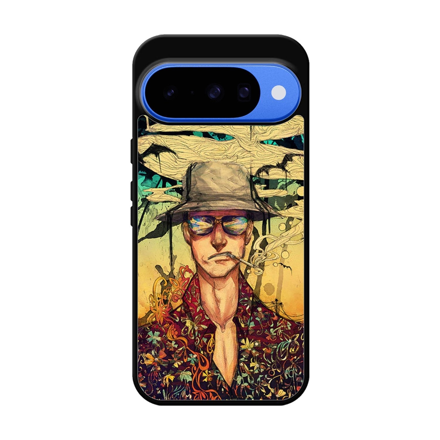 Man With Cigarette Google Pixel 10 Case QC10483