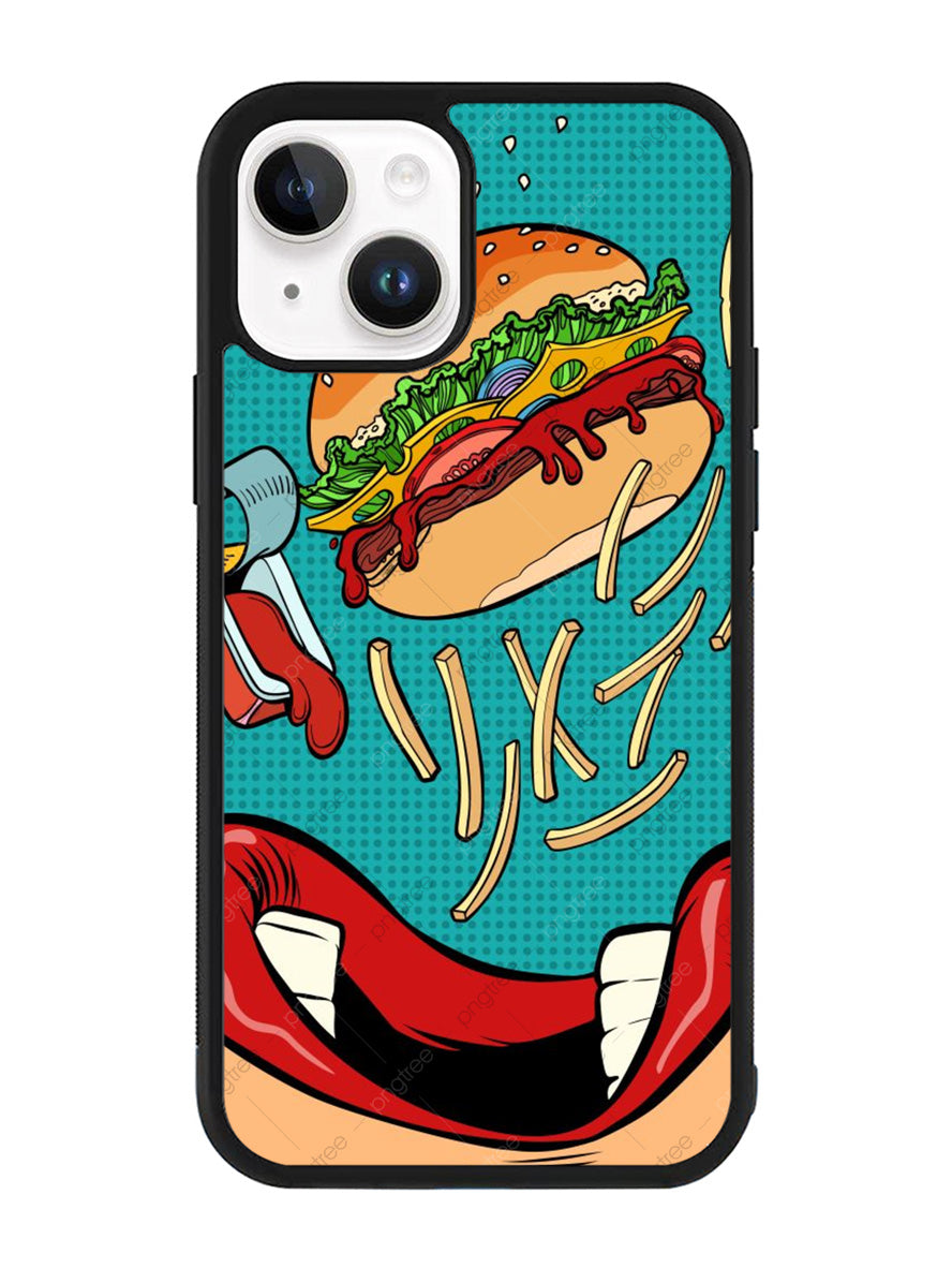Burger iPhone 14 Plus Case QC10340