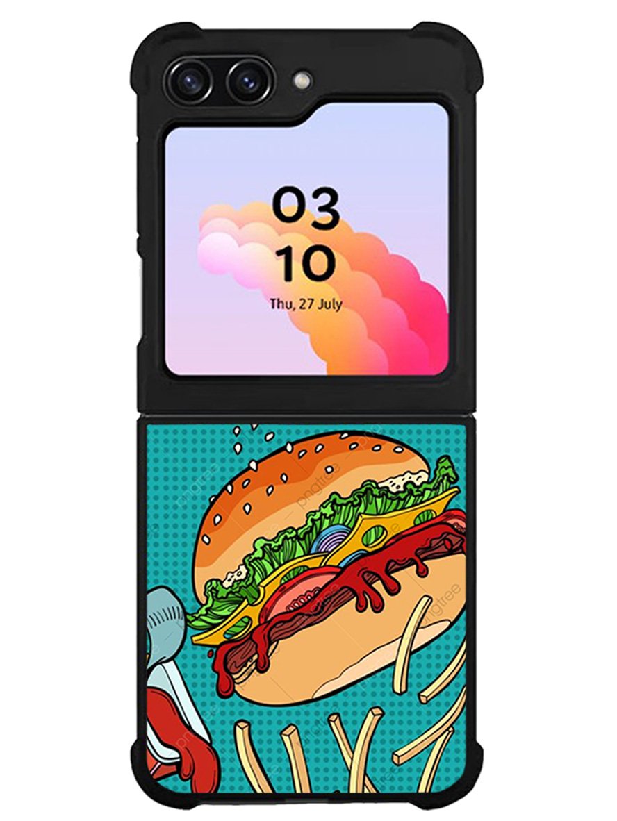 Burger Samsung Galaxy Z Flip 5 5G 2023 Case OV10340
