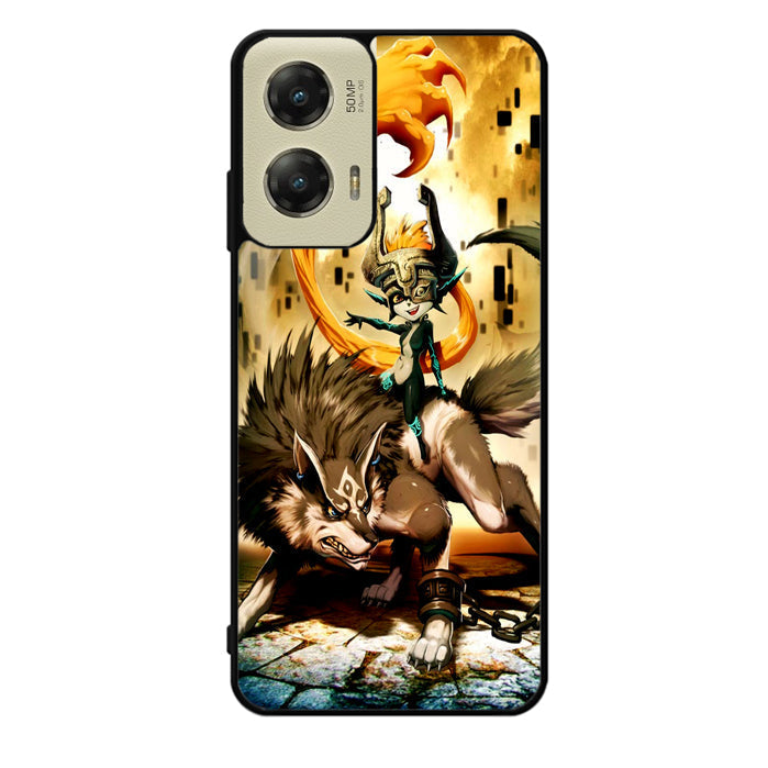 Zelda and wolf twilight princess Motorola Moto G Stylus 5G 2024 Case