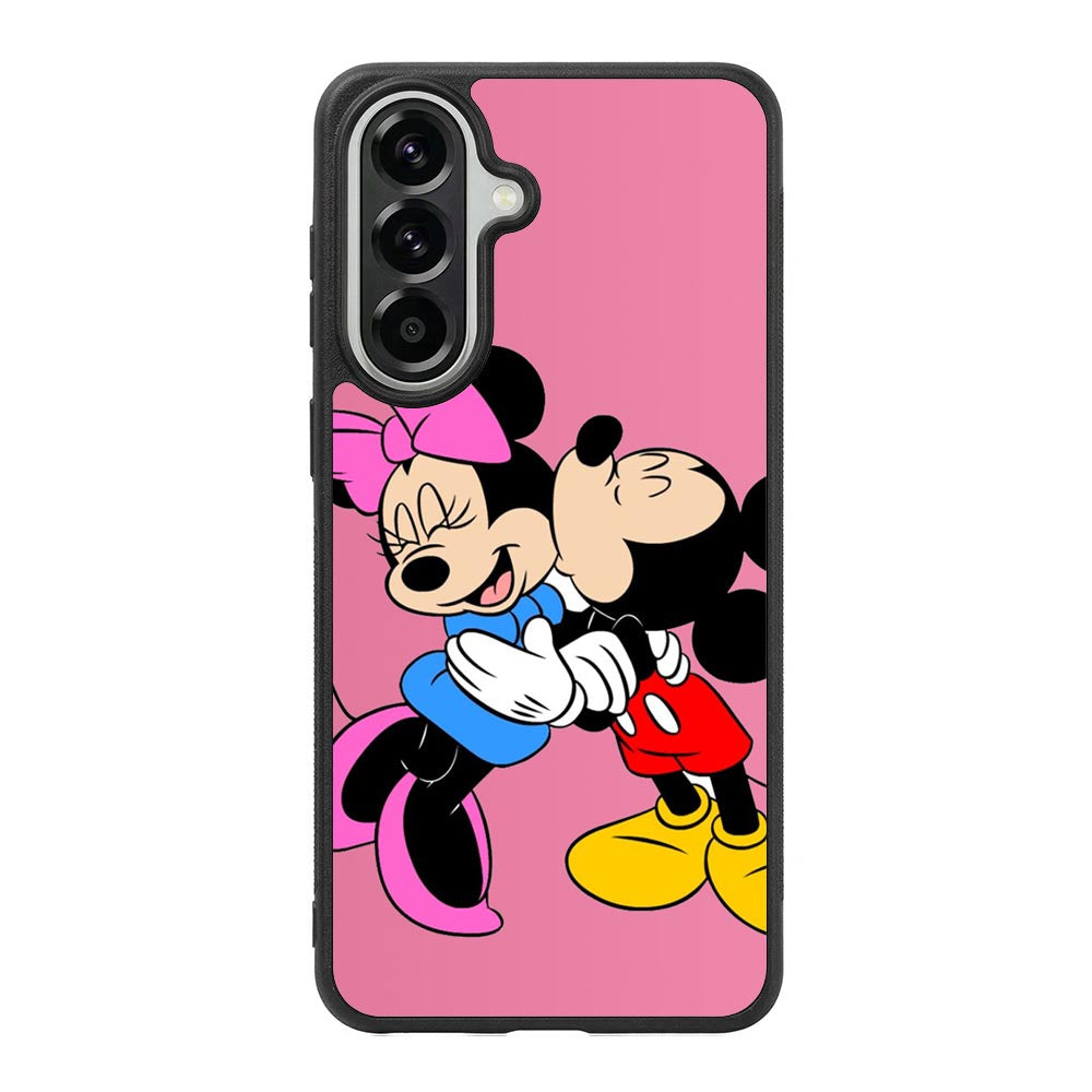 Romantic Mickey and Minnie Mouse Samsung Galaxy A37 Case QC2667