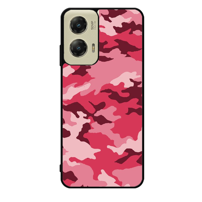 Pink Camouflage Motorola Moto G Stylus 5G 2024 Case OV7966
