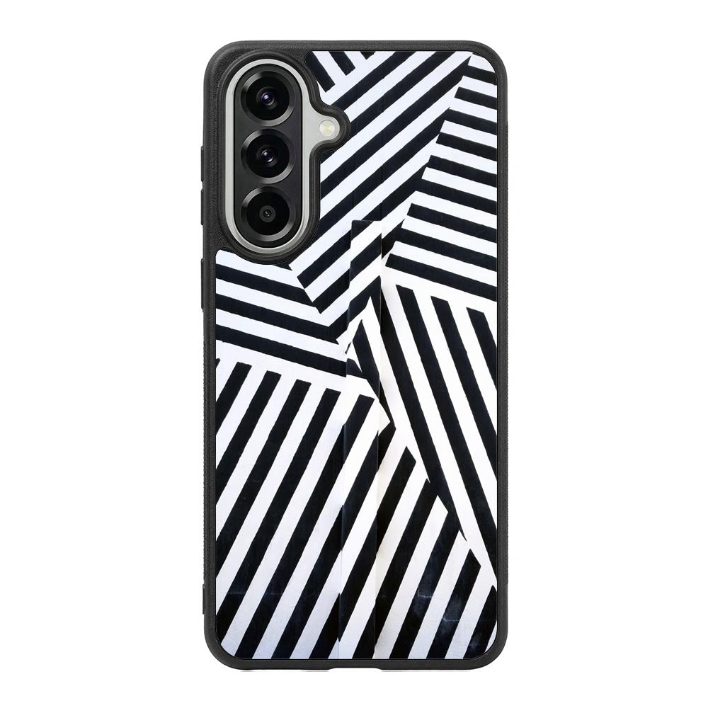 Black And White Samsung Galaxy A57 Case OV10650