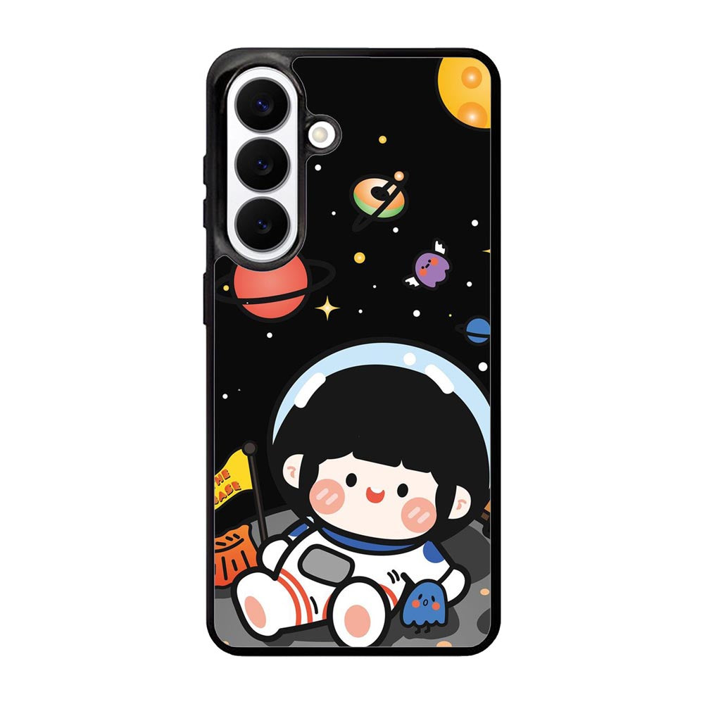 Cute Roro Jump and Astronaut Samsung Galaxy S26 Case OV11207