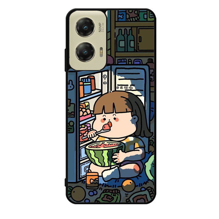 Cute Eat in The Night Motorola Moto G Stylus 5G 2024 Case OV11202