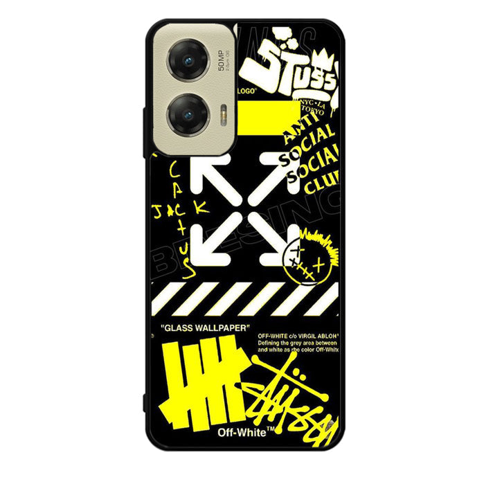 Hypebeast Yellow Black Motorola Moto G Stylus 5G 2024 Case OV11221