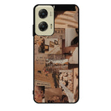 Aesthetic Brown Motorola Moto G Stylus 5G 2024 Case OV11233