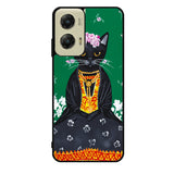 Frida Catlo Floral Black Cat Motorola Moto G Stylus 5G 2024 Case OV1215